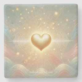 The Living Blueprint Stone Coaster Stenen Onderzetter