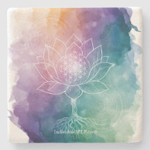 The Living Blueprint Stone Onderzetter