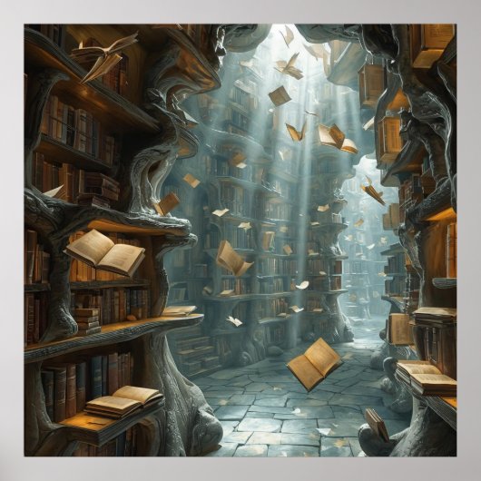 The Living Library Poster (Voorkant)