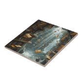 The Living Library Tegeltje (Zijkant)