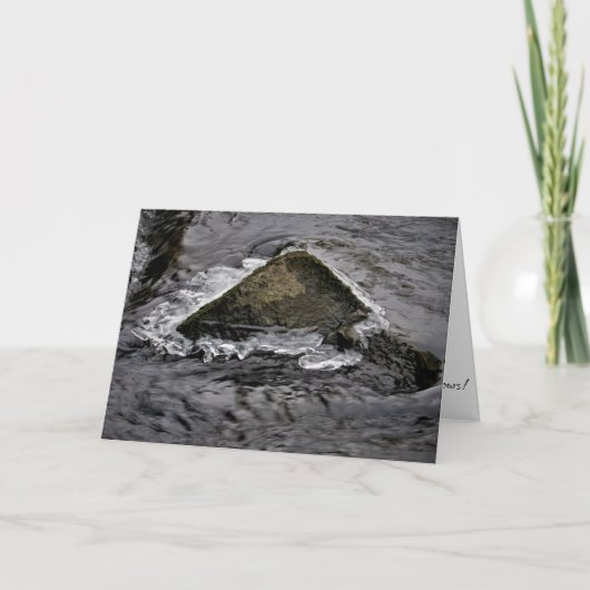 "The Living Rock" kerstkaart Kaart (Voorkant)
