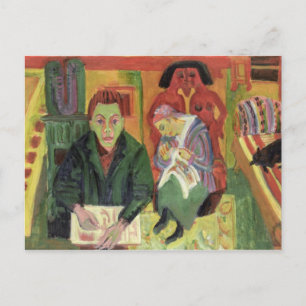 The Living Room, 1920 Briefkaart