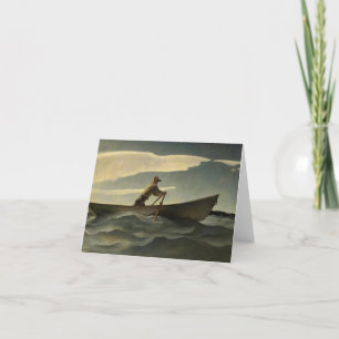 The Lobsterman, The Doryman door N.C. Wyeth Bedankkaart