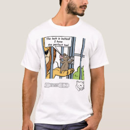 The lock is bolted! I have the perfect tool. T-shirt
