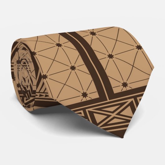 The Lodge Brown Stropdas (Opgerold)