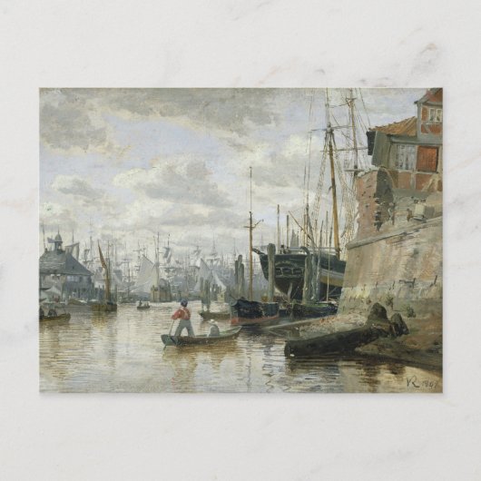 The Log Cabin te Hamburg Harbour, 1848 Briefkaart (Voorkant)