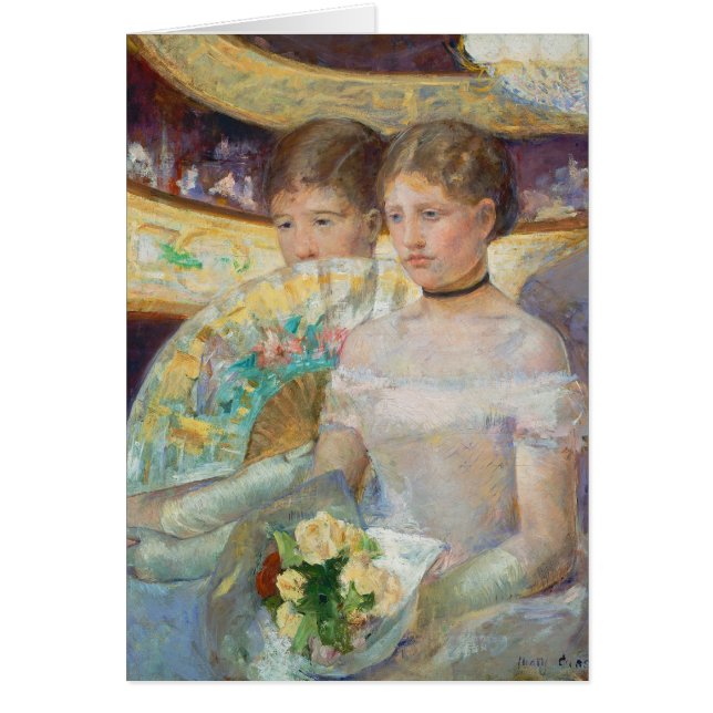 The Loge, 1882 (olie op canvas) (Voorkant)