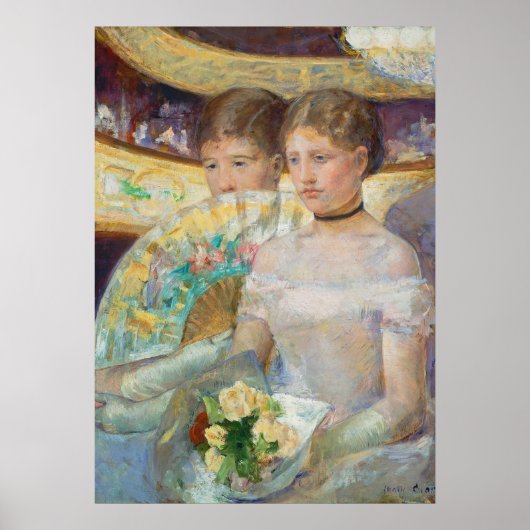 The Loge, 1882 (olie op canvas) Poster (Voorkant)