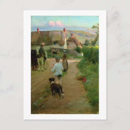 The Loiterers, 1888 (olie op canvas) Briefkaart (Voorkant)