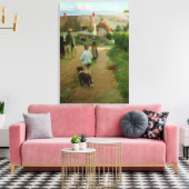 The Loiterers, 1888 (olie op canvas) Canvas Afdruk (Insitu (Woonkamer))