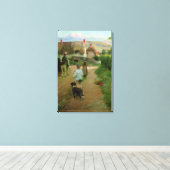 The Loiterers, 1888 (olie op canvas) Canvas Afdruk (Insitu (Houten vloer))