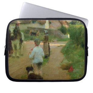The Loiterers, 1888 (olie op canvas) Laptop Sleeve