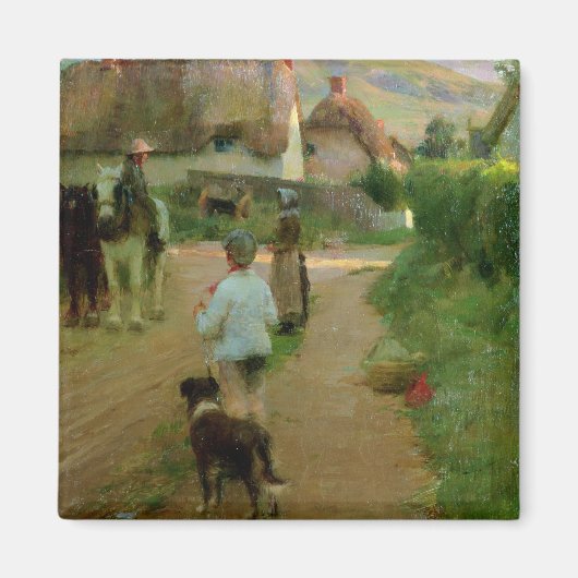 The Loiterers, 1888 (olie op canvas) Magneet (Voorkant)