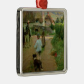 The Loiterers, 1888 (olie op canvas) Metalen Ornament (Rechts)