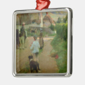 The Loiterers, 1888 (olie op canvas) Metalen Ornament (Links)