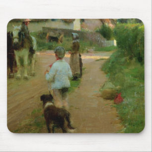 The Loiterers, 1888 (olie op canvas) Muismat