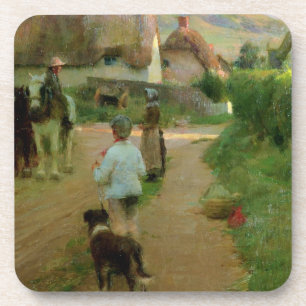 The Loiterers, 1888 (olie op canvas) Onderzetter