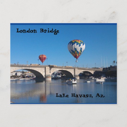The London Bridge, Lake Havasu, Az. Briefkaart (Voorkant)