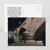 The London Bridge, Lake Havasu, Az. Briefkaart (Voorkant / Achterkant)
