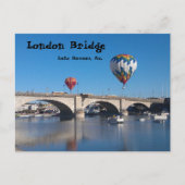 The London Bridge, Lake Havasu, Az. Briefkaart (Voorkant)