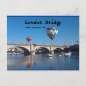 The London Bridge, Lake Havasu, Az. Briefkaart (Voorkant)
