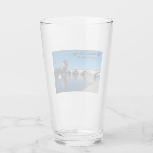 The London Bridge, Lake Havasu, AZ. Glas (Achterkant)