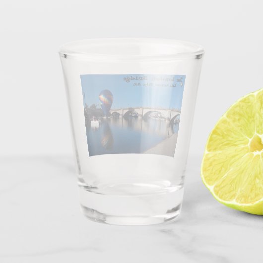 The London Bridge, Lake Havasu, AZ. Shot Glas (Achterkant)