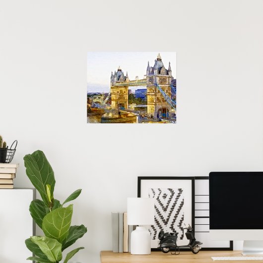 The London Bridge Poster (Thuiskantoor)