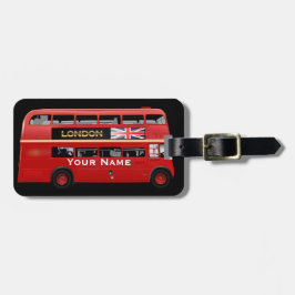 The London Bus Bagagelabel