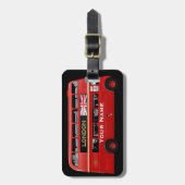 The London Bus Bagagelabel (Voorkant verticaal)