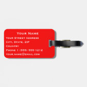 The London Bus Bagagelabel (Achterkant horizontaal)