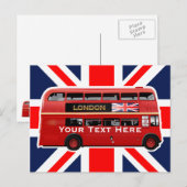 The London Bus Briefkaart (Voorkant / Achterkant)