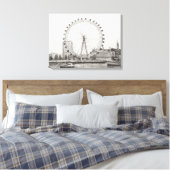 The London Eye 30/10/2006 Canvas Afdruk (Insitu (Slaapkamer))