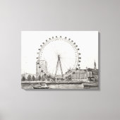 The London Eye 30/10/2006 Canvas Afdruk (Voorkant)