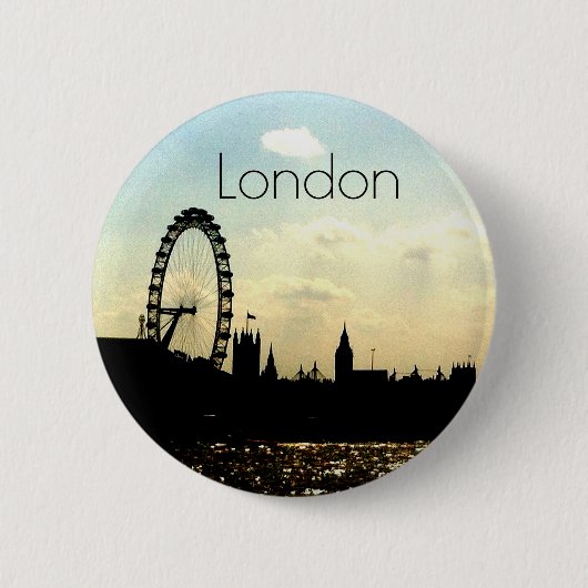 The London Eye Badge Ronde Button 5,7 Cm (Voorkant)