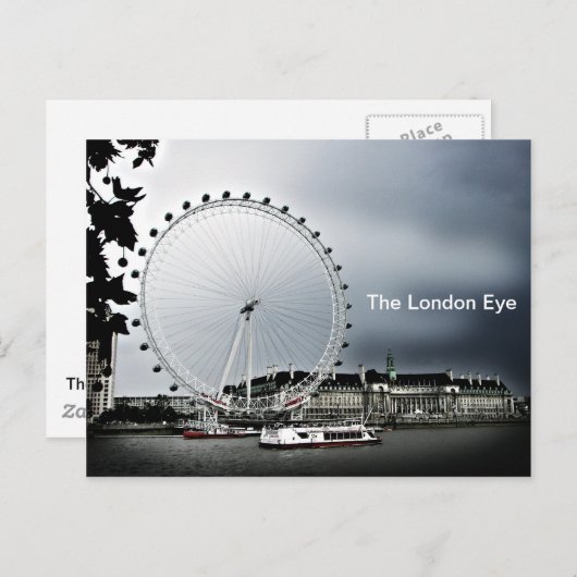 The London Eye Briefkaart (Voorkant / Achterkant)
