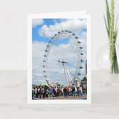 The London Eye Ferris wheel, London, England Kaart (Voorkant)