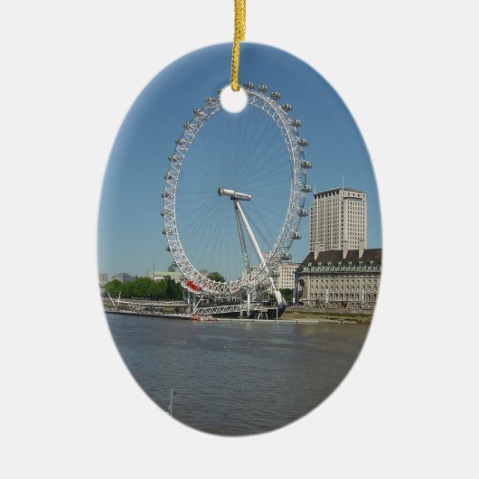 The London Eye Keramisch Ornament (Voorkant)