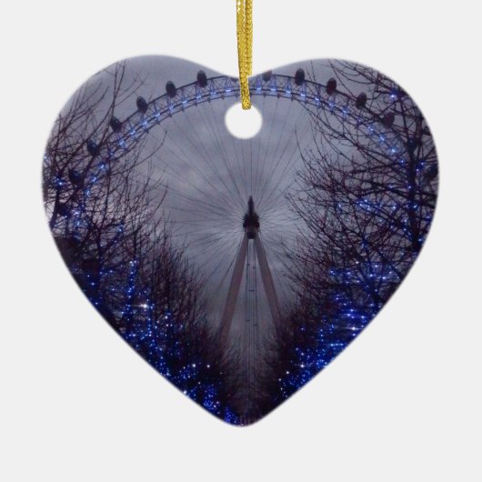 The London Eye Keramisch Ornament (Voorkant)