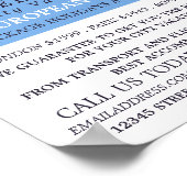 The London Eye, Londen City, Reisbureau Advertenti Poster (Hoek)