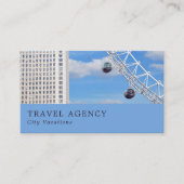 The London Eye, London City, Travel Agent Visitekaartje (Voorkant)