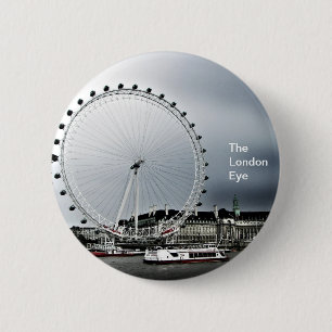 The London Eye Ronde Button 5,7 Cm