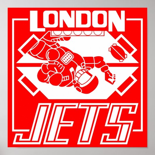 The London Jets Poster (Voorkant)