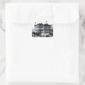 The London Pavilion, Piccadilly Vierkante Sticker (Tas)