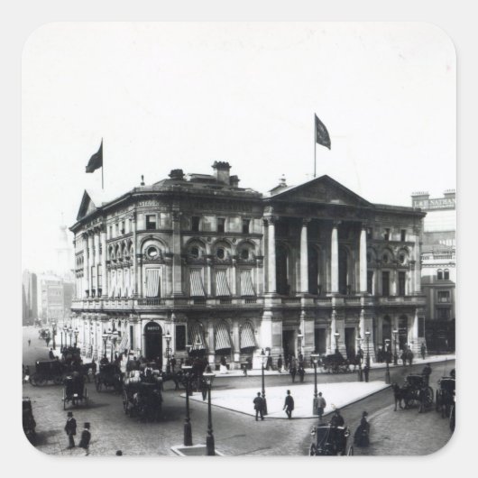 The London Pavilion, Piccadilly Vierkante Sticker (Voorkant)
