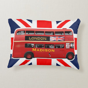 The London Red Bus Decoratief Kussen