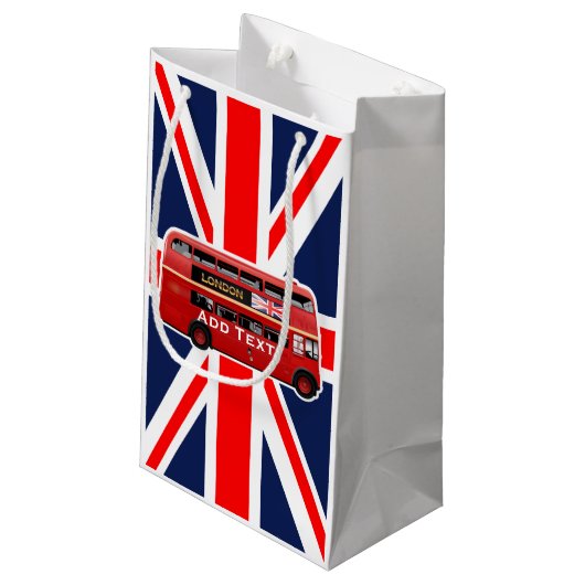 The London Red Bus Klein Cadeauzakje (Achterkant Gekanteld)