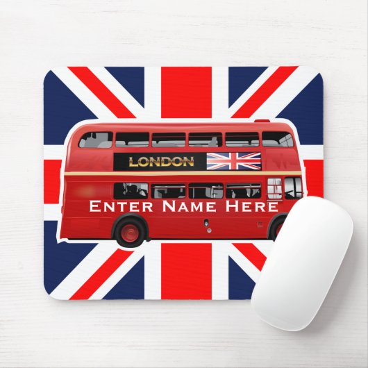 The London Red Bus Muismat (Met muis)