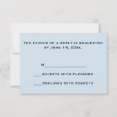 The London Red Bus - RSVP-kaarten RSVP Kaartje (Achterkant)