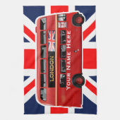 The London Red Bus Theedoek (Verticaal)